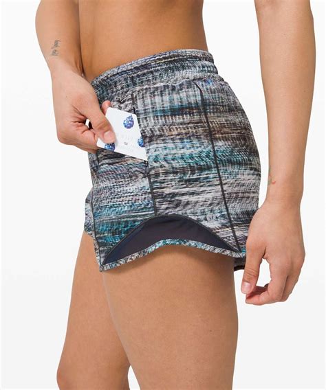 Lululemon Hotty Hot Short Long Digital Oasis Grey Multi True Navy Lulu Fanatics