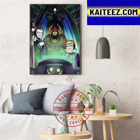 Disney Villains Crossover New Poster Art Decor Poster Canvas - Kaiteez