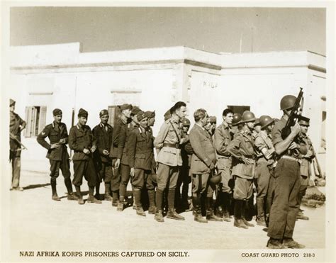 Deutsches Afrikakorps POWs Sicily 1943 The Digital Collections Of