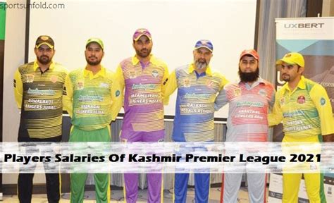 Kpl Players Salaries Kashmir Premier League Teams List