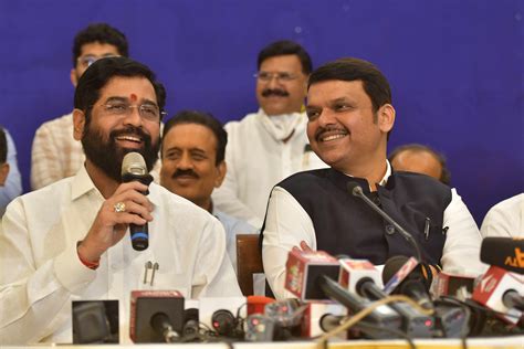 Eknath Shinde Takes Oath As New Maharashtra Cm Connected To India News