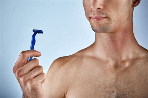 Men Shaving Chest