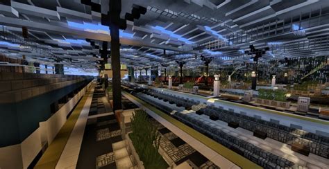 Modern Train Station Minecraft Project