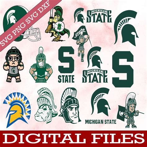 Bundle Files Michigan State Football Team Svg Michigan S Inspire