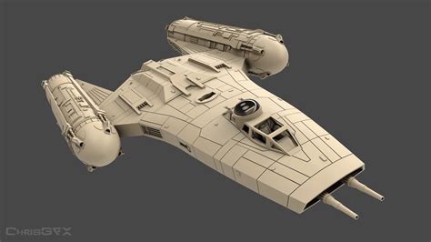 Christian Fröhlich - Star Wars (TM) Clone Wars Y-Wing - Modeling Done