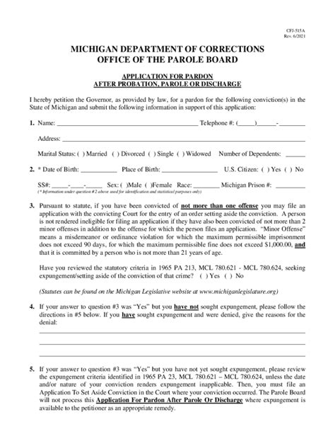 Governor Sample Pardon Letter Template 2021 2024 Form Fill Out And Sign Printable Pdf Template