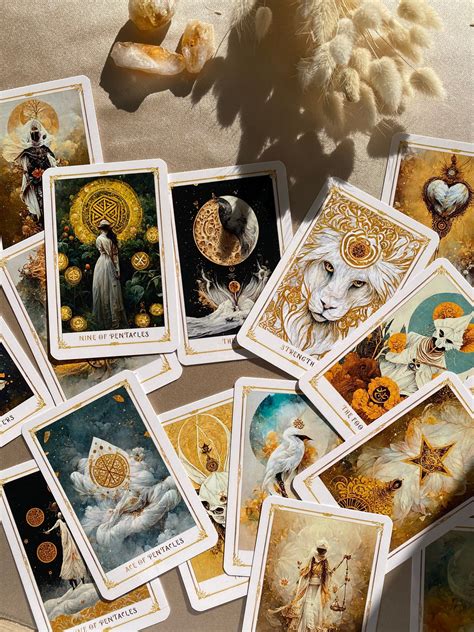 Magic Moon Tarot Tarot Deck Tarot Cards Tarot Guidebook Etsy Australia