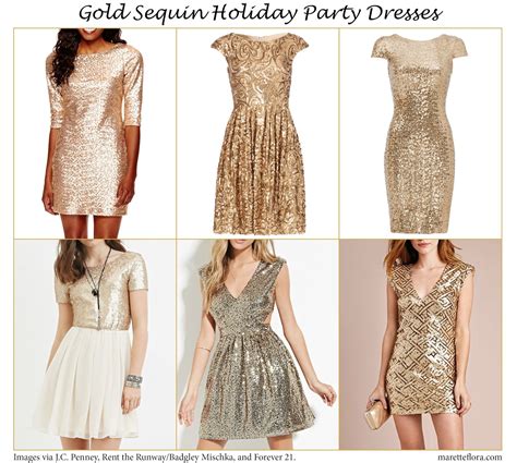 All That Glitters Gold Holiday Party Dresses Floradise