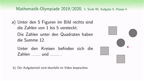 A5 52 Mathematik Olympiade 2020 3 Stufe Landesrunde Klasse