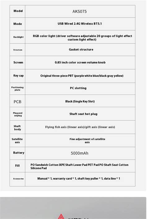 Ajazz Aks Three Mode Wireless Mechanical Keyboard Gasket Structure Full Key Hot Plug With