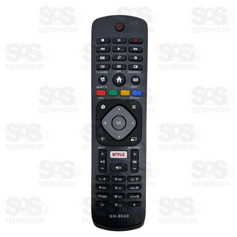 Controle Remoto Philips Smart Netflix XH 8049