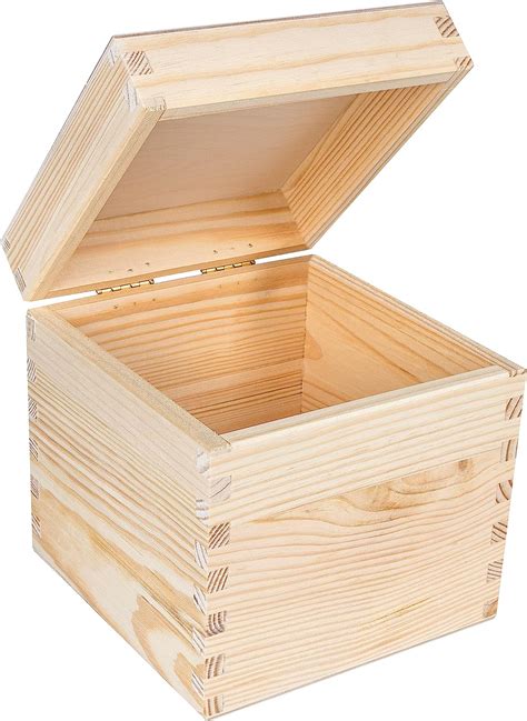 Creative Deco Boite Rangement En Bois 16 X 16 X 16 Cm Avec