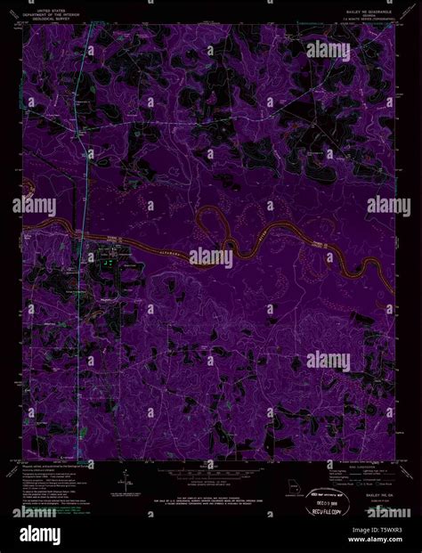 Map Of Baxley Georgia Hi Res Stock Photography And Images Alamy