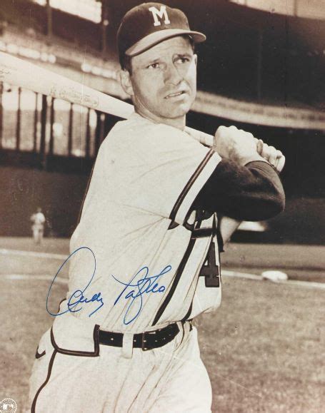 Autographed Andy Pafko 8x10 Milwaukee Braves Photo Main Line Autographs