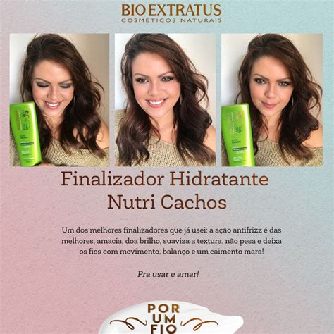 Finalizador Hidratante Nutri Cachos Bio Extratus Juro Valendo Bio