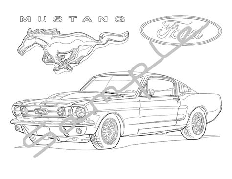 Ford Mustang Coloring Pages Only Coloring Pages Cars Coloring | Sexiz Pix