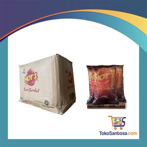 Saus Sambal Hot 1 Dus Tokosantosa