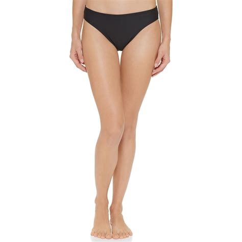 DKNY Womens Standard Mid Rise Full Coverage Bikini Bottom Bathing Suit