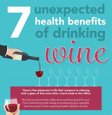 7 Unexpected Health Benefits Of Drinking Wine Venngage Infographic