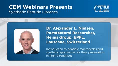 Synthetic Peptide Libraries Part Dr Alexander L Nielsen Youtube