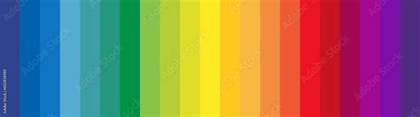 Rainbow spectrum stripped long banner background design. Colorful kids ...