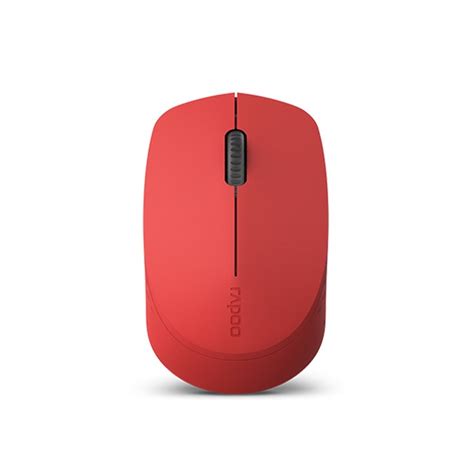 Rapoo M100 Multi Mode Wireless Bluetooth Quiet Click Mouse Red M100