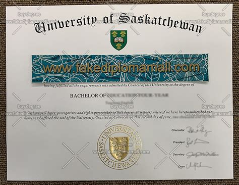 Fast Create The University Of Saskatchewan Fake Diploma Best Site To