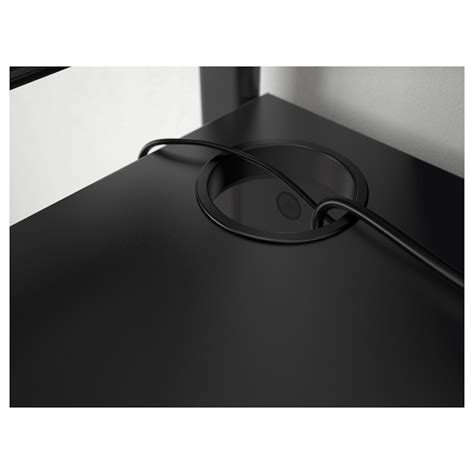 FREDDE Desk, black, 185x74x146 cm - IKEA
