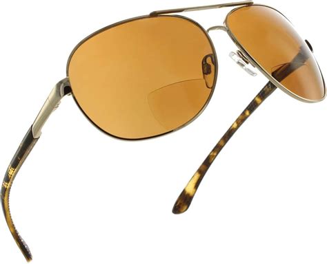 Fiore Aviator Polarized Bifocal Reading Sunglasses Readers For Men And