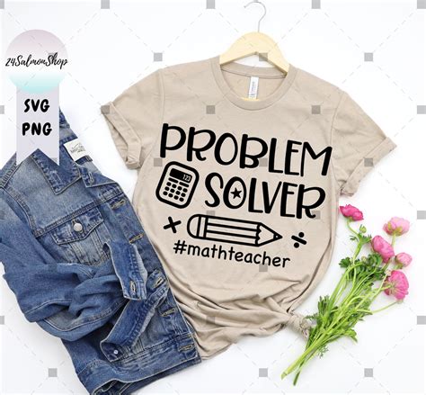 Problem Solver Svg Png Math Teacher Svg Teacher Life Svg Etsy