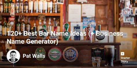 120 Best Bar Name Ideas Business Name Generator Starter Story