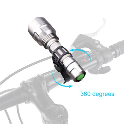 Universal Adjustable 360 Degree Rotation Bicycle Headlight Holder