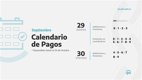 IPS Cronograma De Pagos De Septiembre Infocielo