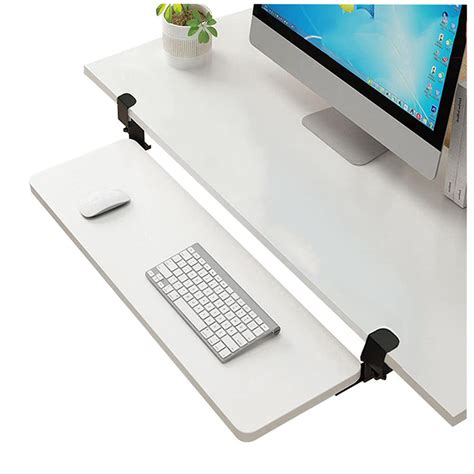 Buy Ycmy Clamp Keyboard Tray Under Desk Slide Ergonomic Sliding Under