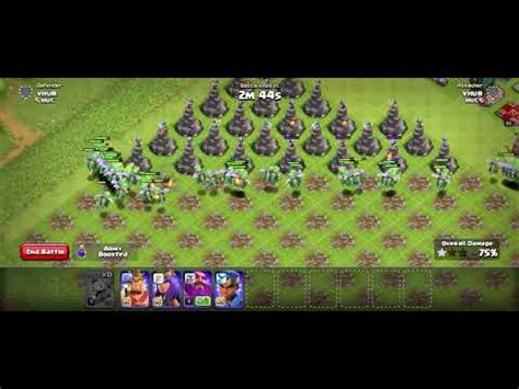 100 Baby Dragons Vs Wizard Tower Base Coc YouTube