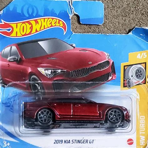 Embalagem Danificada Hot Wheels Turbo 2019 Kia Stinger GT Universo Hot Wheels