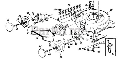 Cub Cadet 108 R 116 108r100 Cub Cadet Walk Behind Mower 1996 20