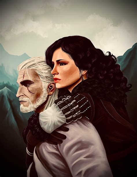 Geralt And Yen By Smurfbreeder On Deviantart