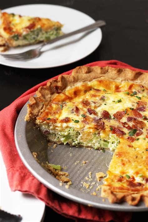 Bacon Quiche With Broccoli Cheddar Good Cheap Eats