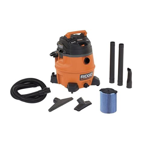 Ridgid 14 Gal 60 Peak Hp Wet Dry Vac Wd1450 The Home Depot