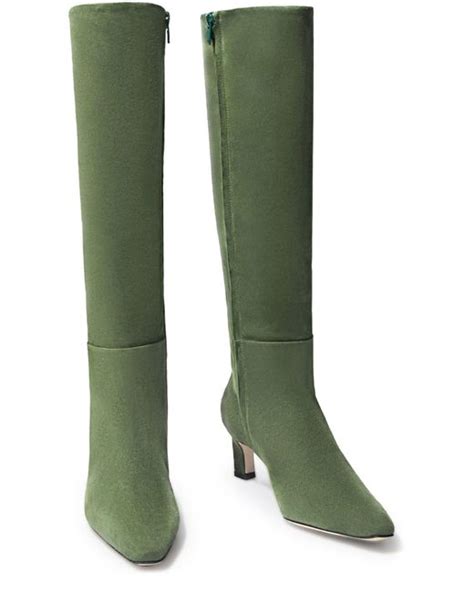 Scarosso Kira Boots In Green Lyst