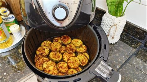 Abobrinha Assim Na Air Fryer Eu Comeria Todos Os Dias Saud Vel E Muito