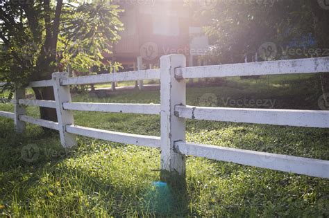 white fence 1431484 Stock Photo at Vecteezy