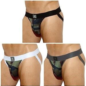 Arjen Kroos Jockstrap Uomo Intimo Slips Perizoma Sportivo Traspirante