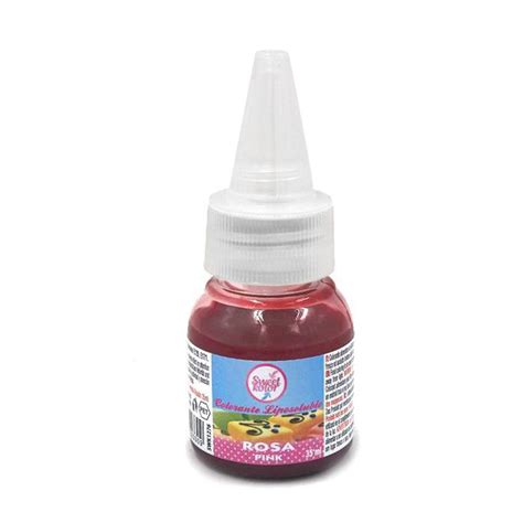 Colorante liposoluble líquido para chocolate rosa 35 ml Sweetkolor