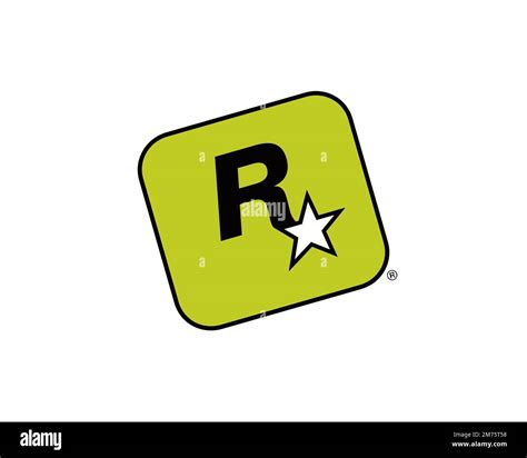 Rockstar Lincoln, Rotated Logo, White Background Stock Photo - Alamy