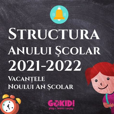 Structura Anului Colar Vacan Ele Noului An Colar Gokid