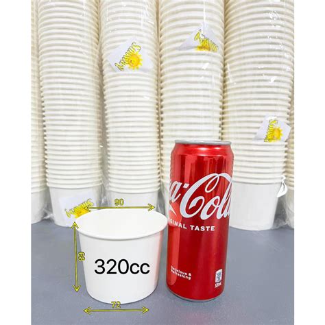 50pcs Paper Bowl Environmentally Friendly Food Gradedisposable