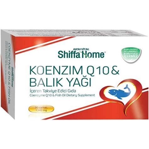 Aksu Vital Shiffa Home Coenzyme Q Ad Softjel Mg Fiyat