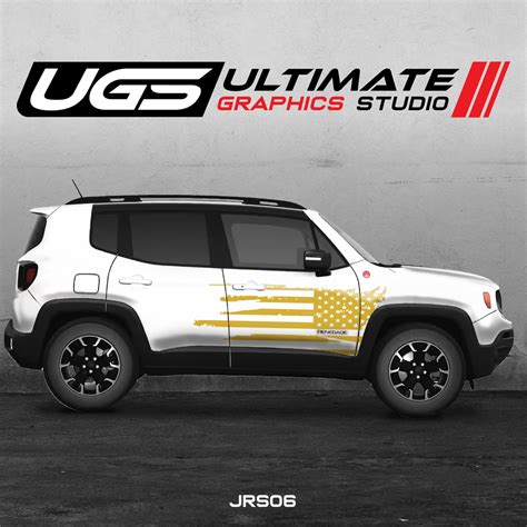 jeep Renegade USA Flag – Ultimate Graphics Studio